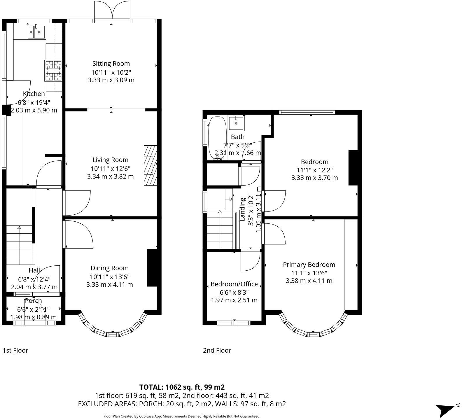 St. Georges Avenue, Timperley, WA15 floorplan