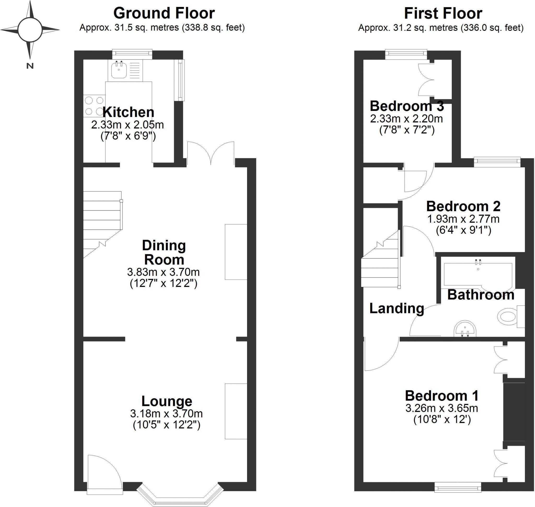 North Crofts, Nantwich floorplan