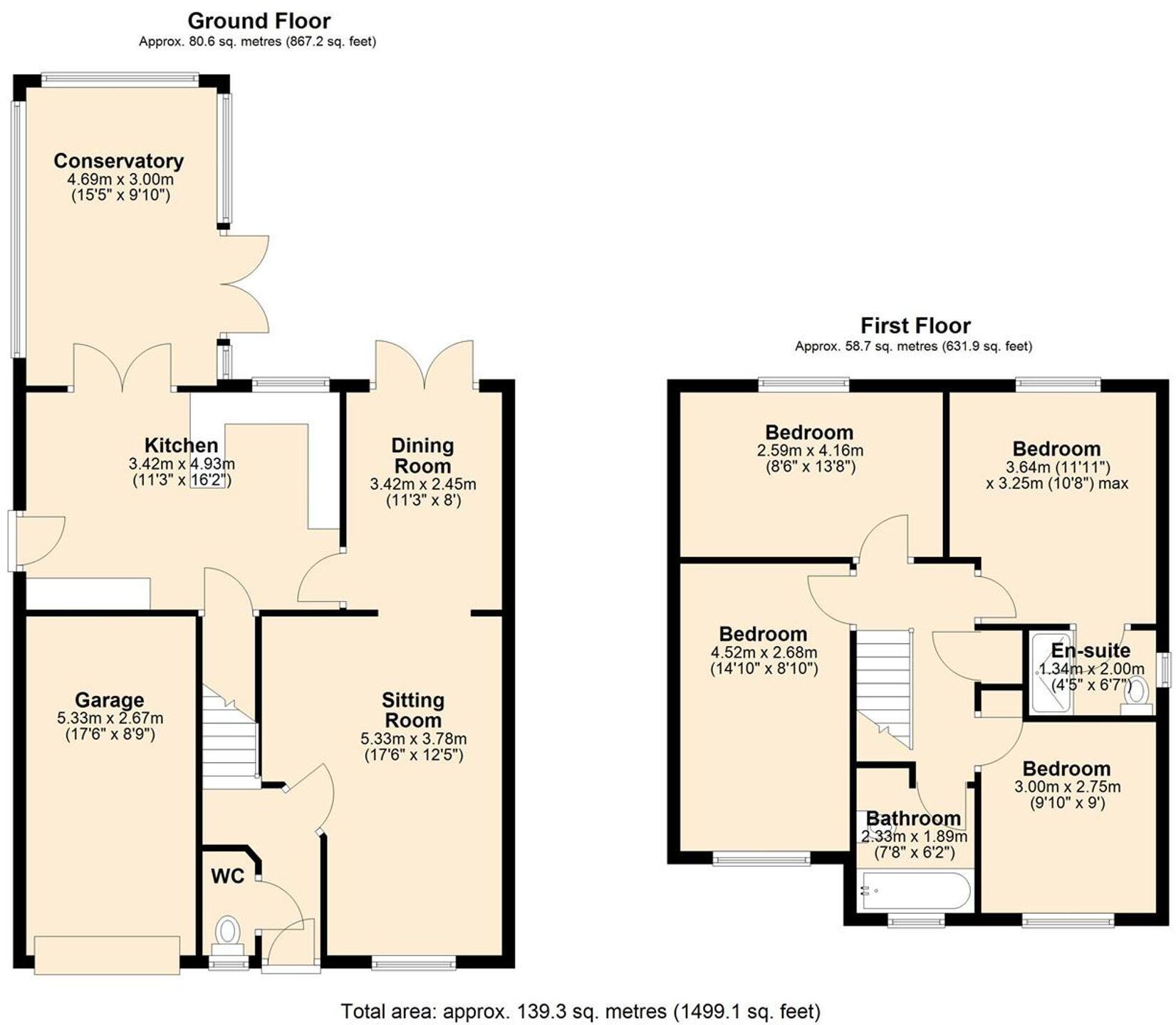 Harvest Way, Hindley Green, WN2 floorplan