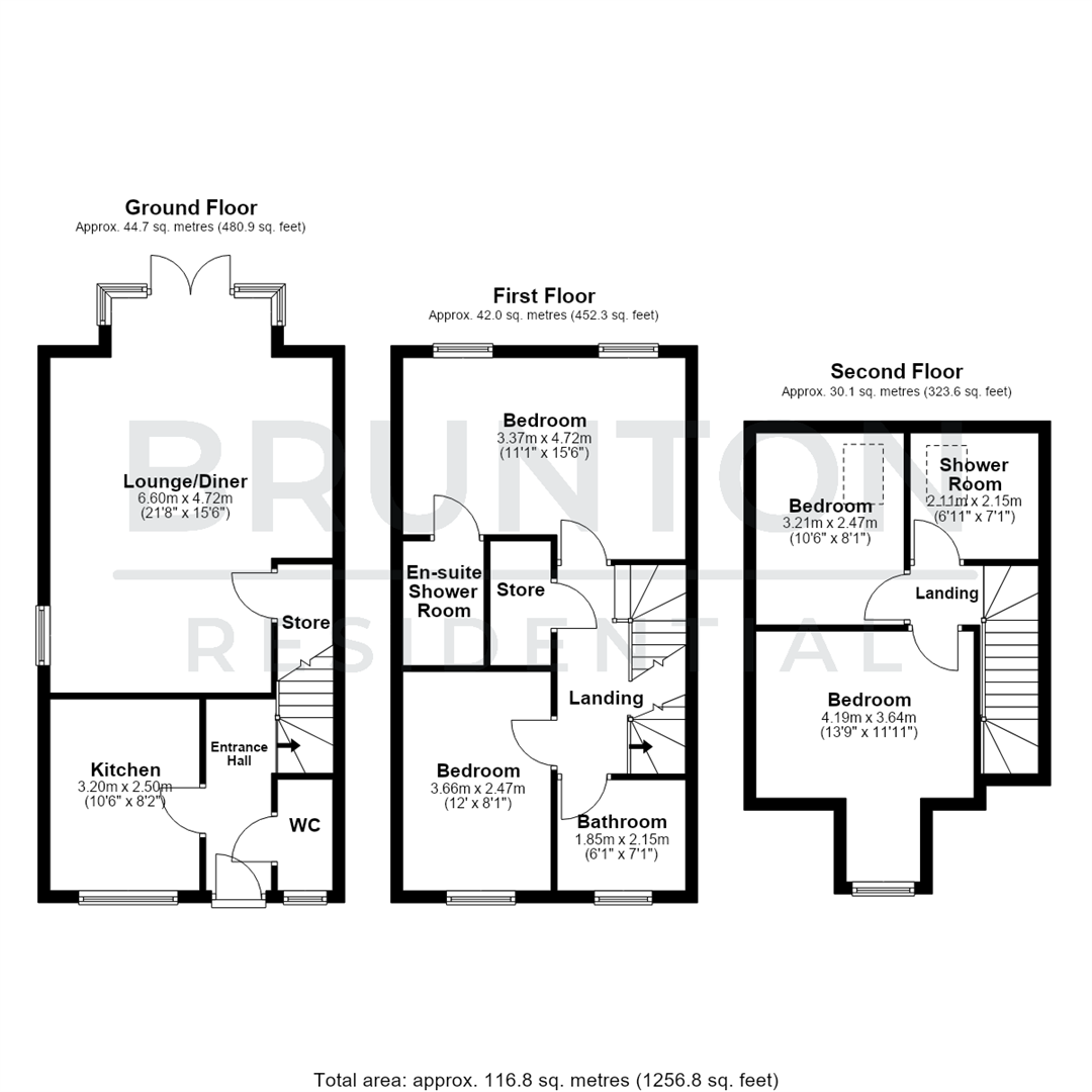 Gloucester Close, Roman Heights, Corbridge, NE45 floorplan
