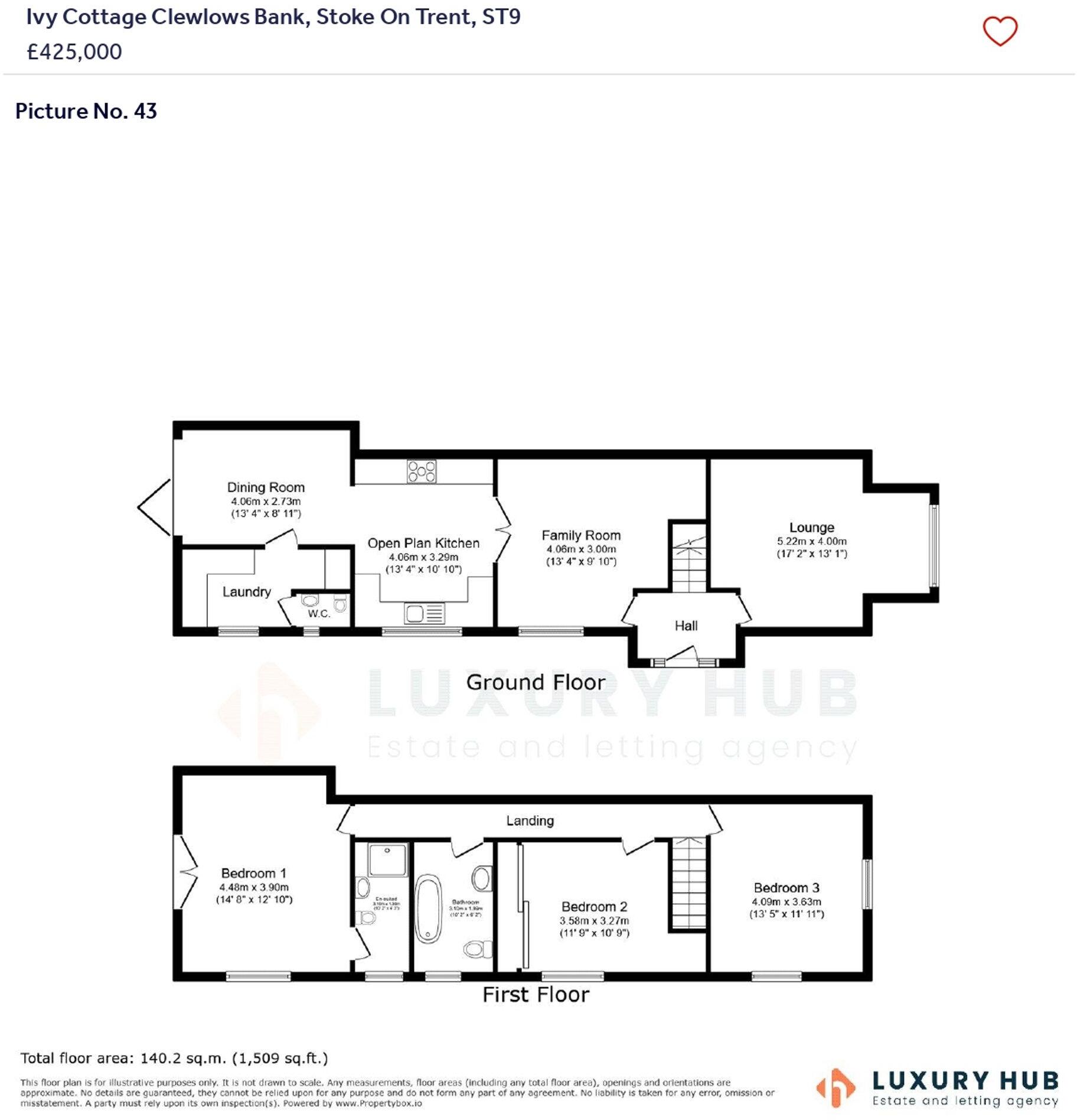 Clewlows Bank, Stoke On Trent, ST9 floorplan