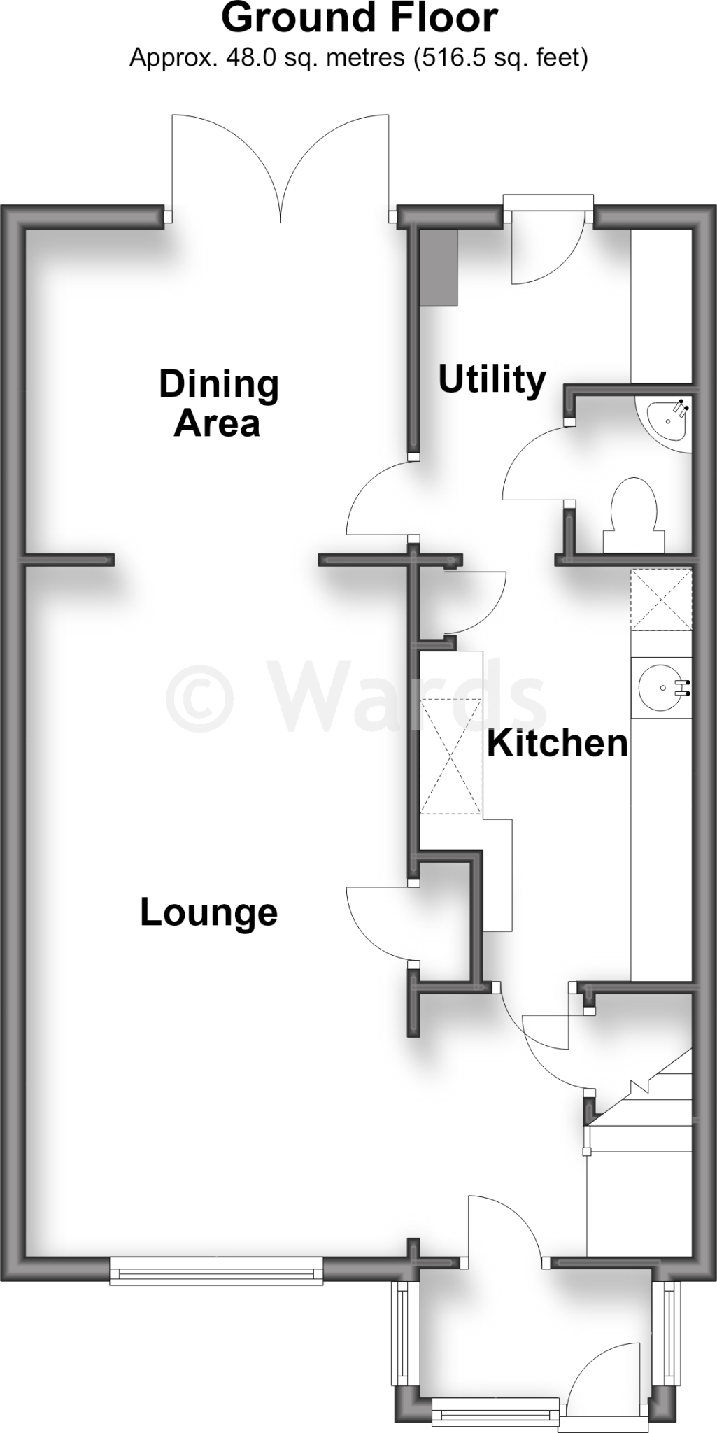 The Derings, Lydd, Romney Marsh, Kent floorplan