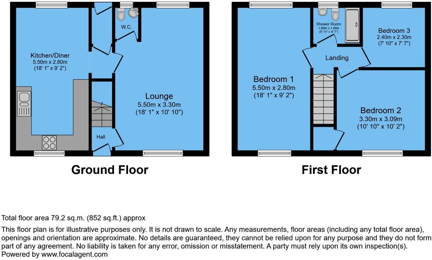 St. Johns Road, Staveley, Chesterfield, S43 3QN floorplan