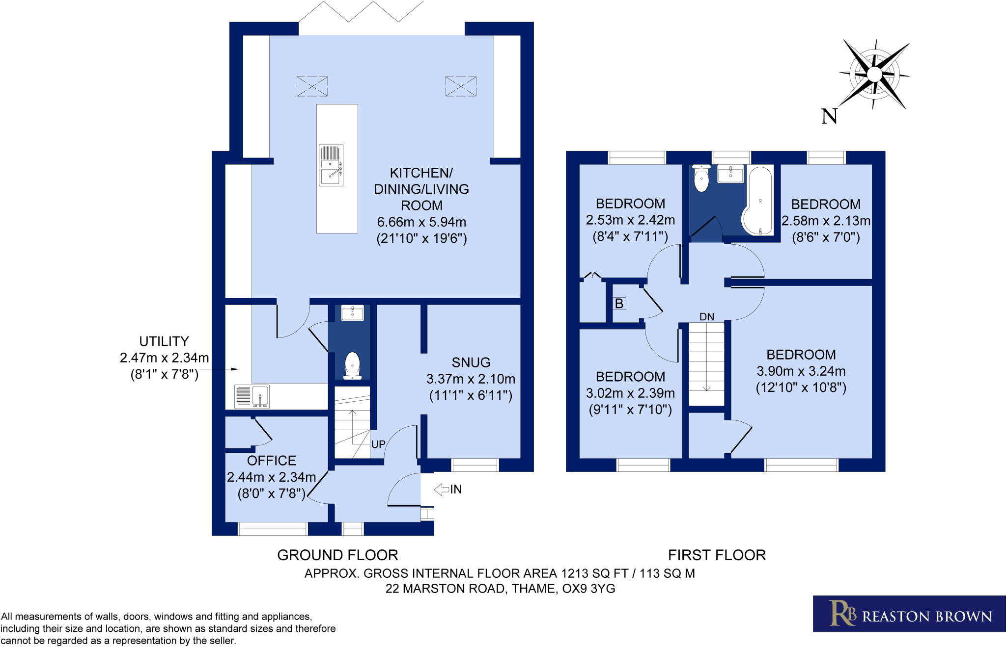 Thame, Oxfordshire, OX9 floorplan