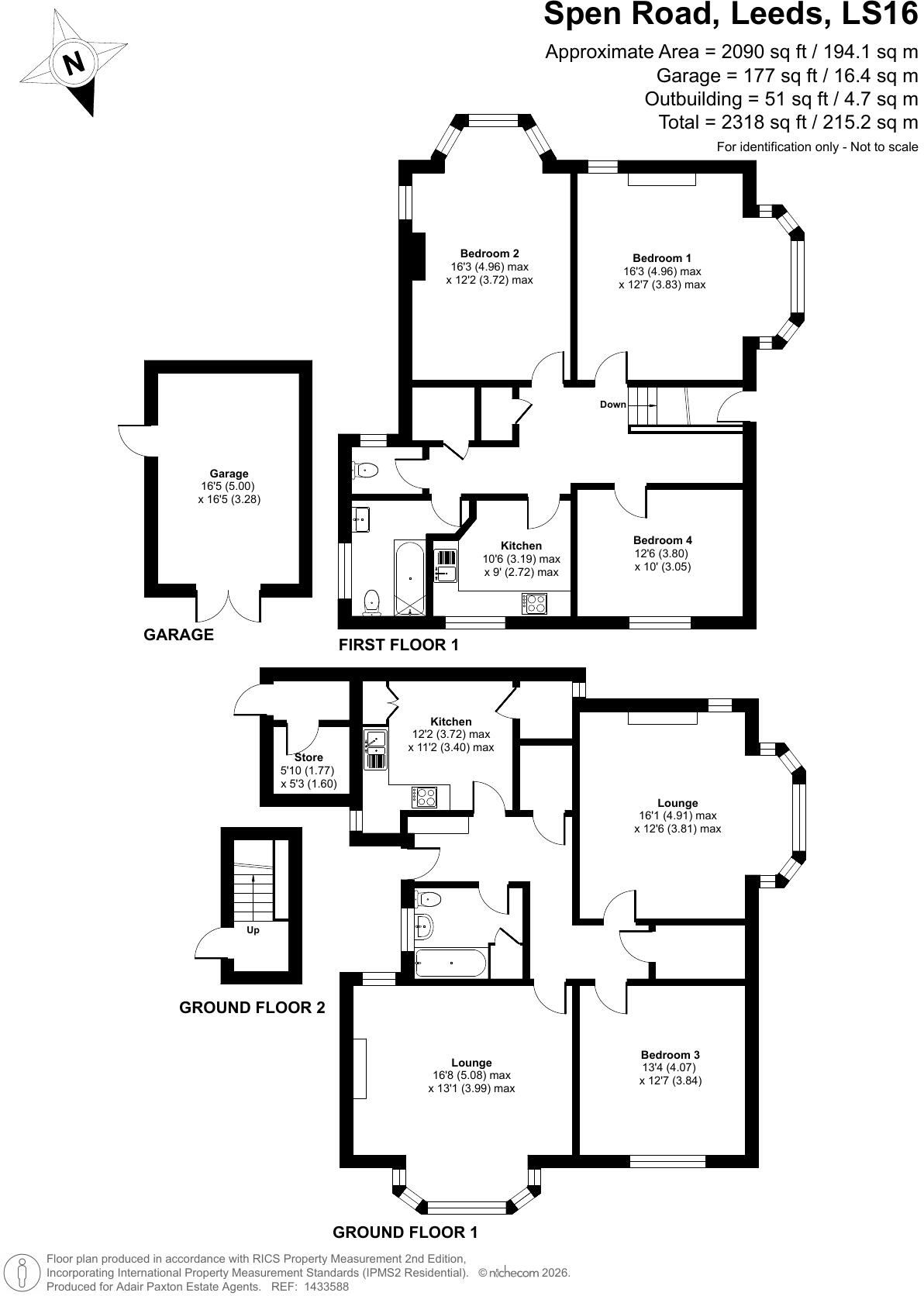 Spen Road, West Park, Leeds floorplan