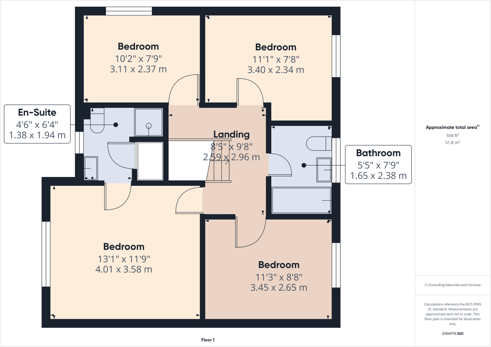 Swallow Close, Mickleover floorplan