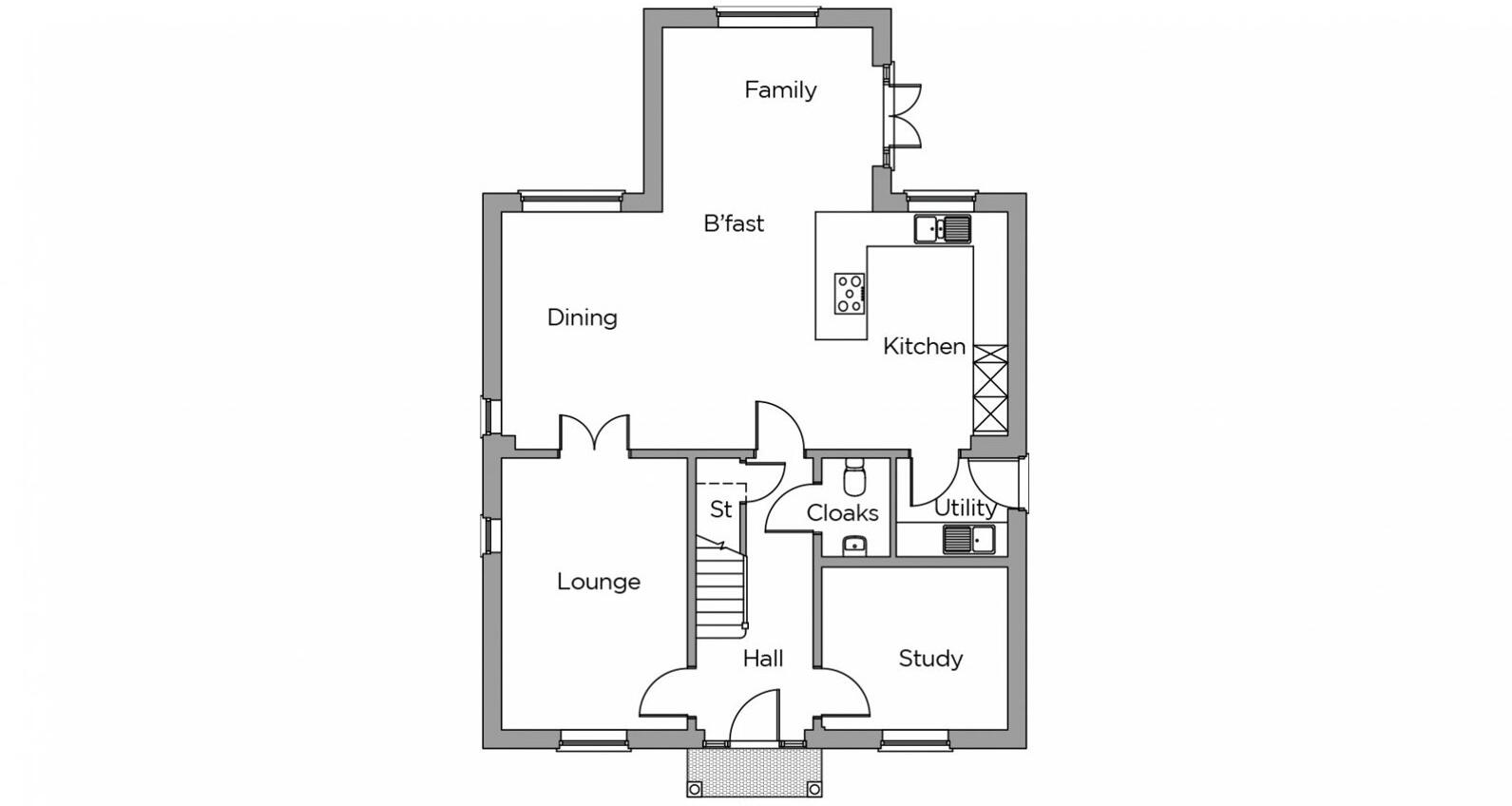 The Azure, 147, Redwood Gardens, Redwood Boulevard, Blackpool, Lancashire, FY4 floorplan