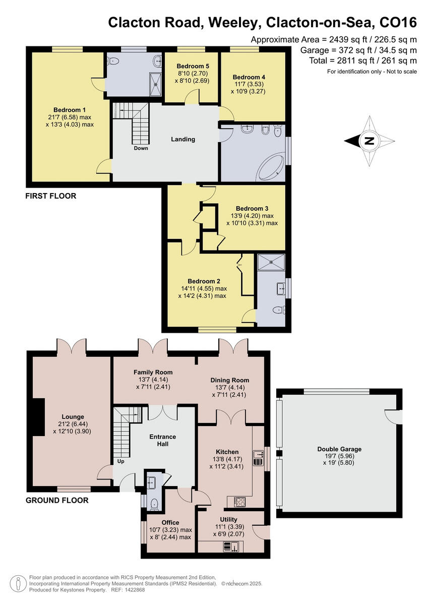 Clacton Road, Weeley, CO16 floorplan
