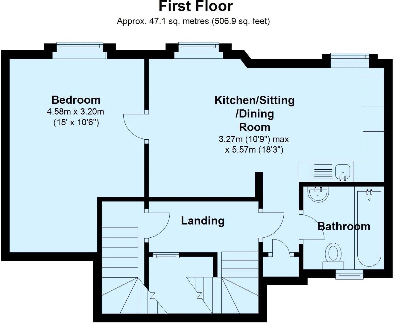 Bridgetown, Totnes floorplan