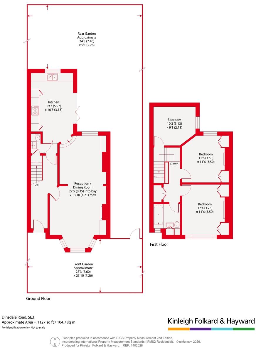 Dinsdale Road, Blackheath, London, SE3 floorplan
