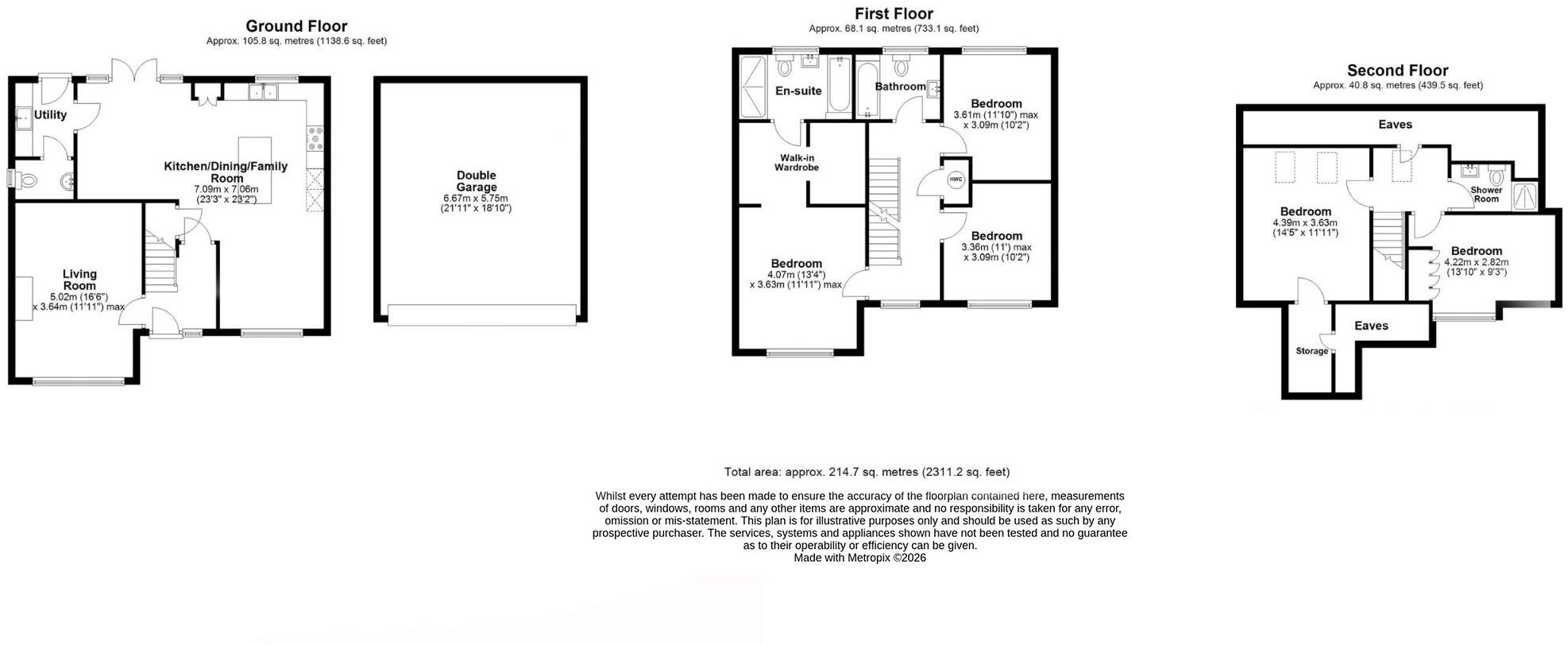 Mallard Crescent, Caddington, Luton, Bedfordshire, LU1 floorplan
