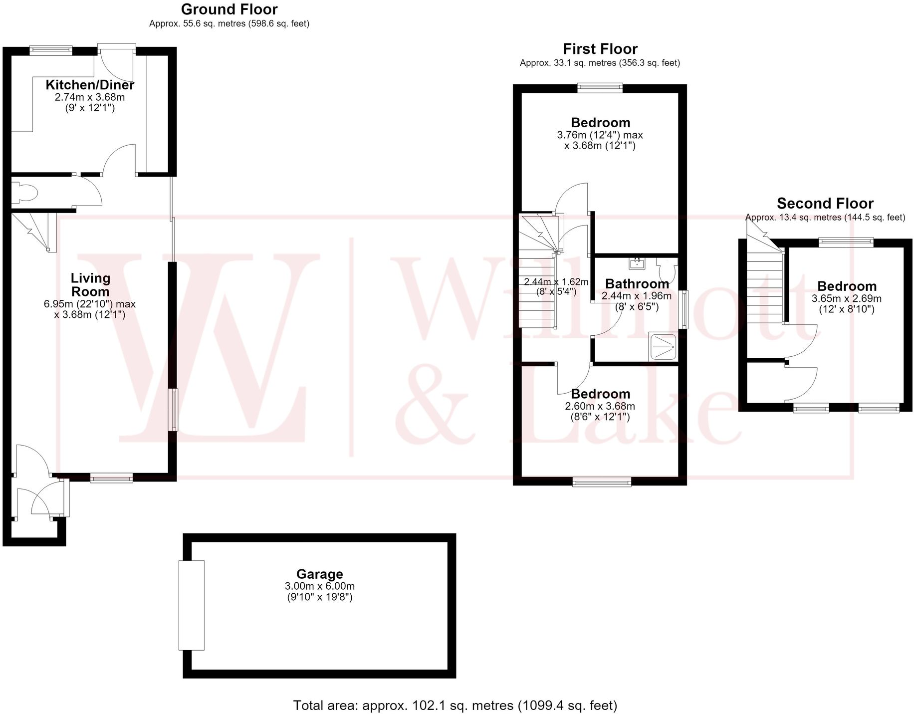 Long Croft, Takeley, CM22 floorplan
