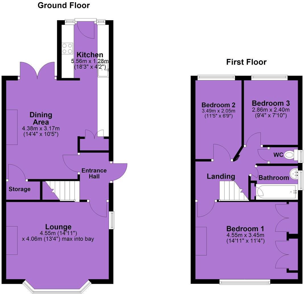 Victoria Road, Whalley Range floorplan
