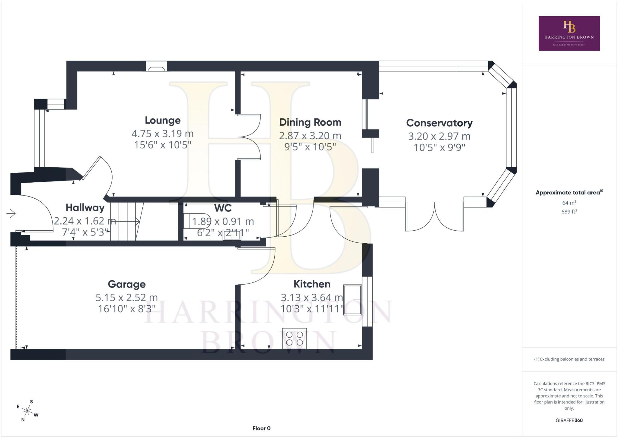 Balmoral Grove, Consett floorplan