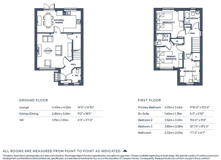 Cameron Crescent, Windygates, Fife floorplan