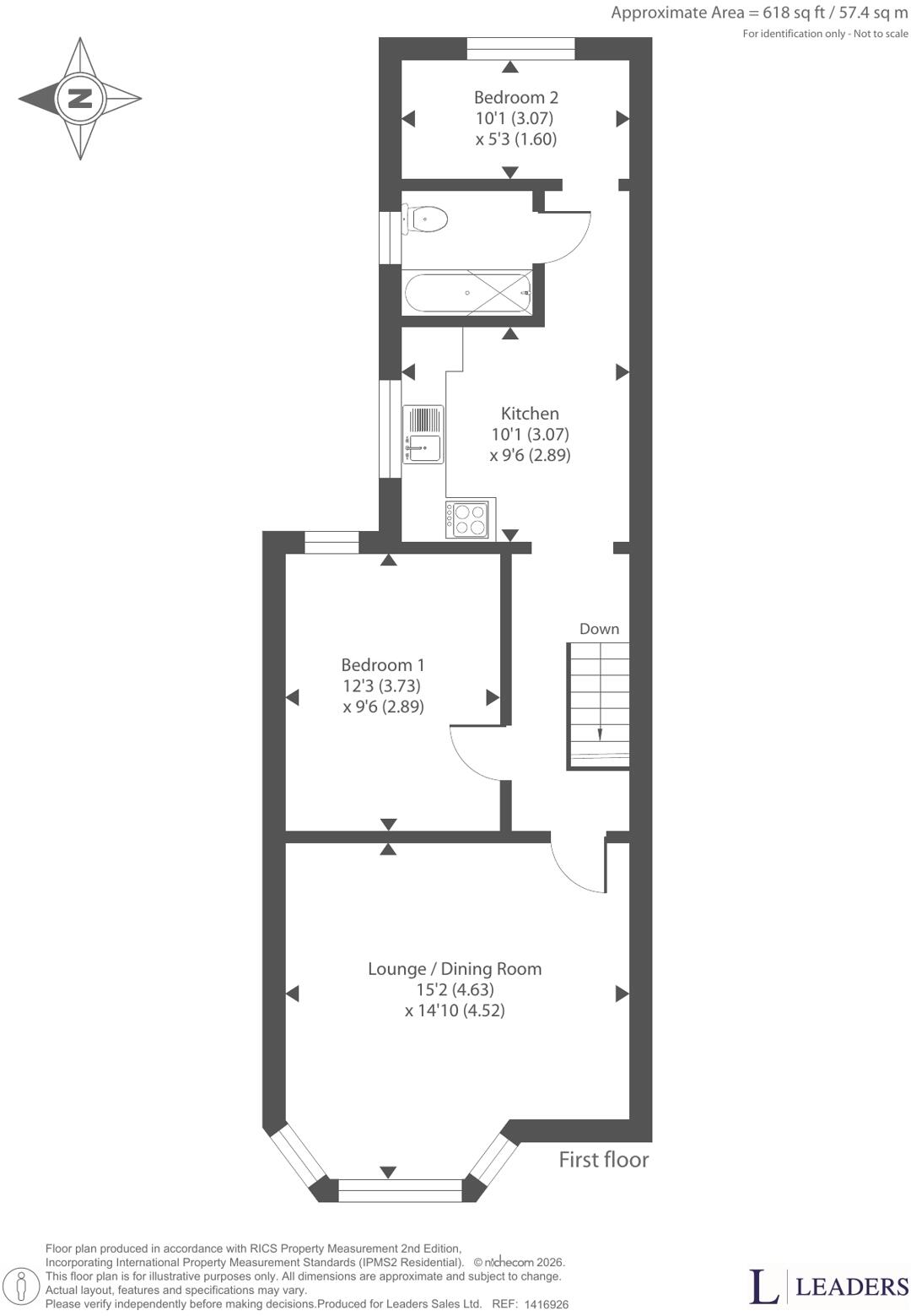 Tunbridge Road, Southend-on-Sea, Essex floorplan