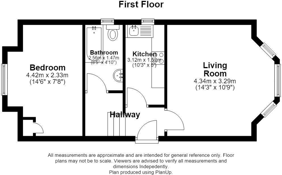 To Let - Weld Road, Birkdale, PR8 - One Bed Apt floorplan