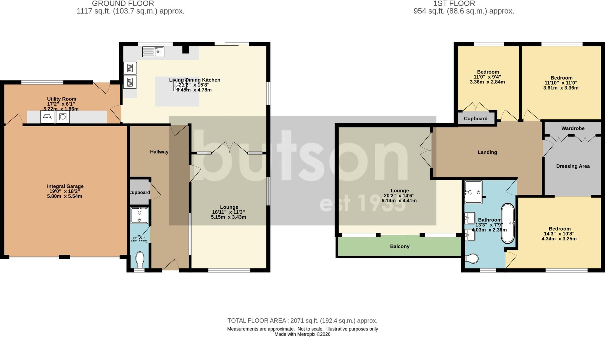 Holly Tree House, Blackpool Old Road, Little Eccleston floorplan