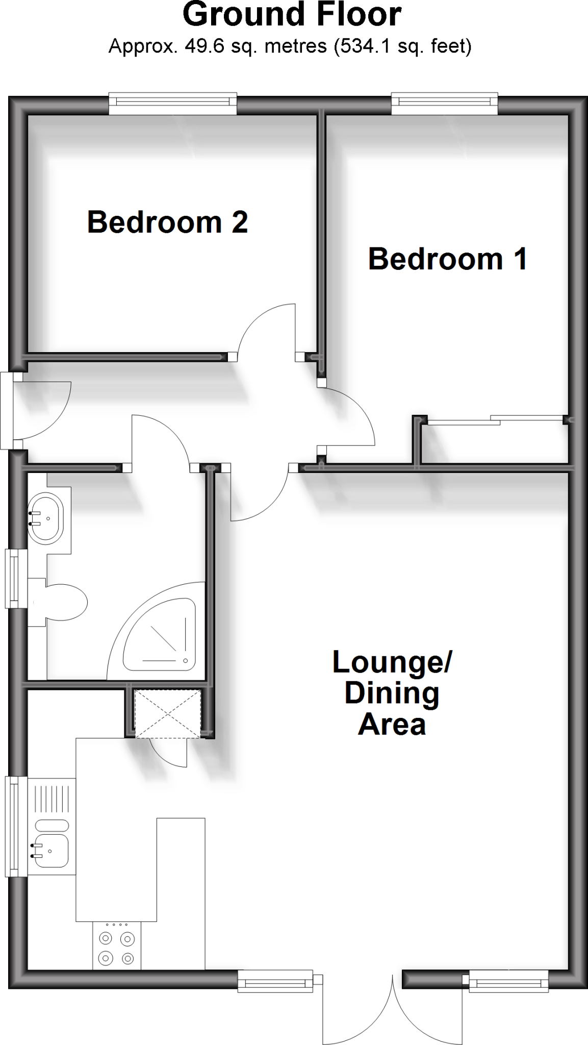 Fort Warden Road, Totland Bay, Isle of Wight floorplan