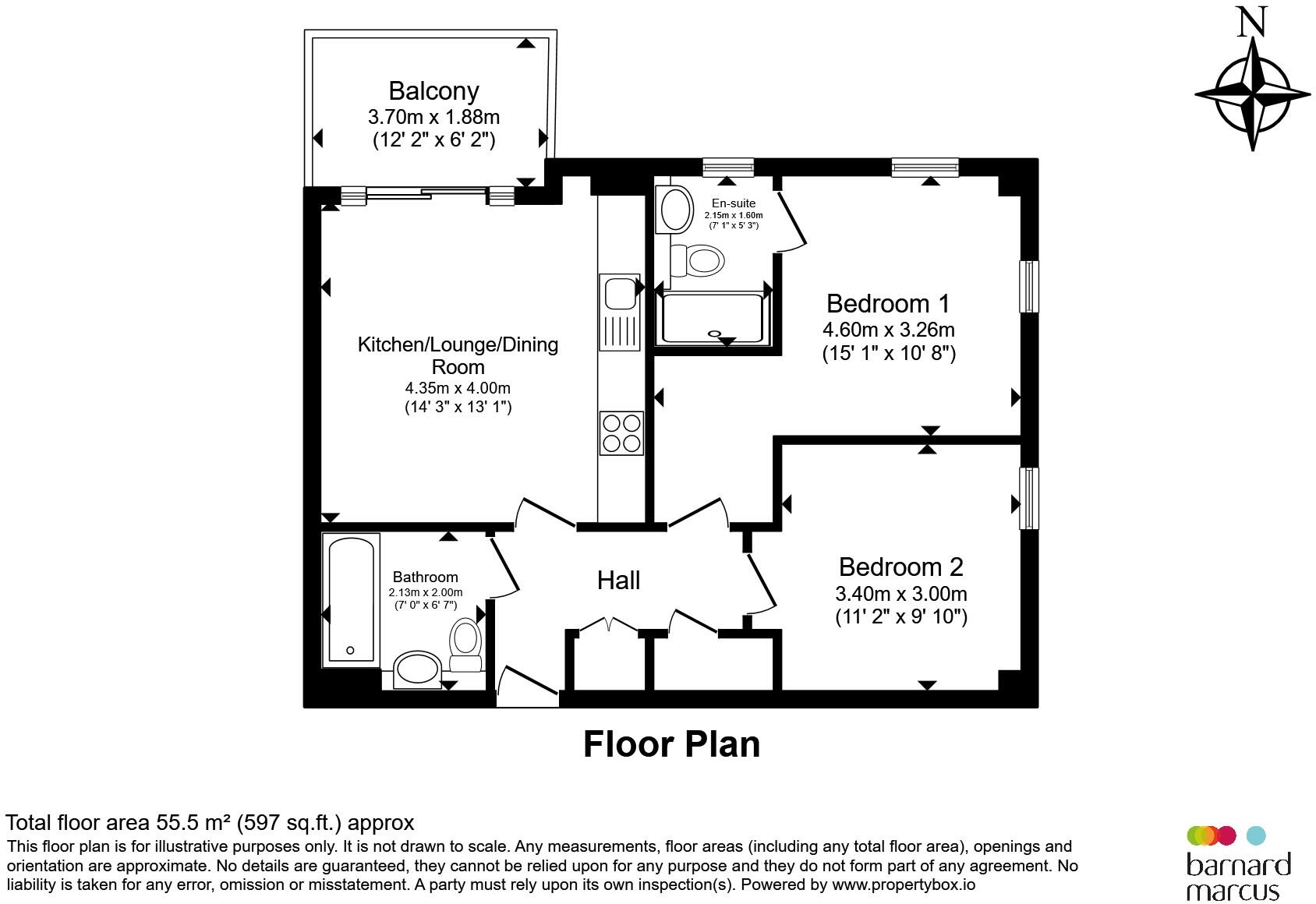 Poplar Walk, Croydon floorplan
