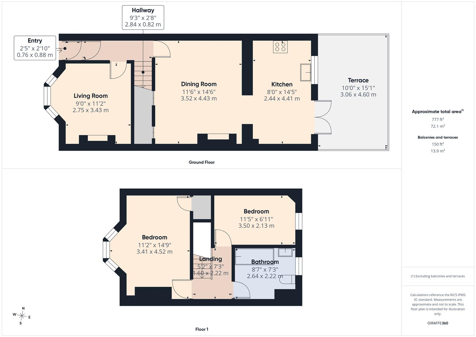 Bellevue Road, St. George, Bristol floorplan