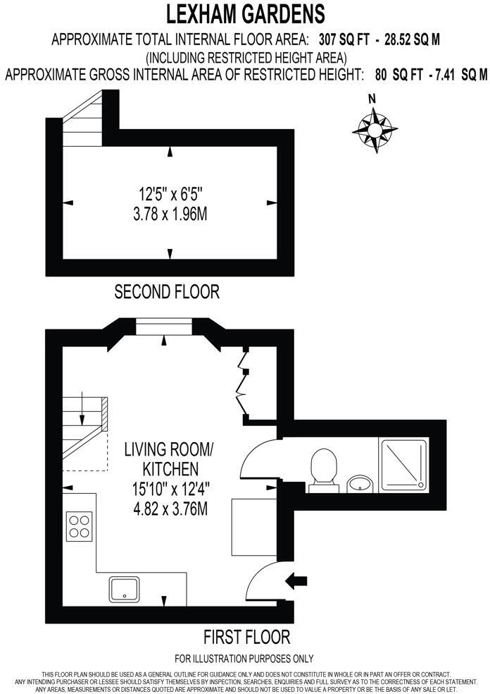 Lexham Gardens, Kensington, London floorplan