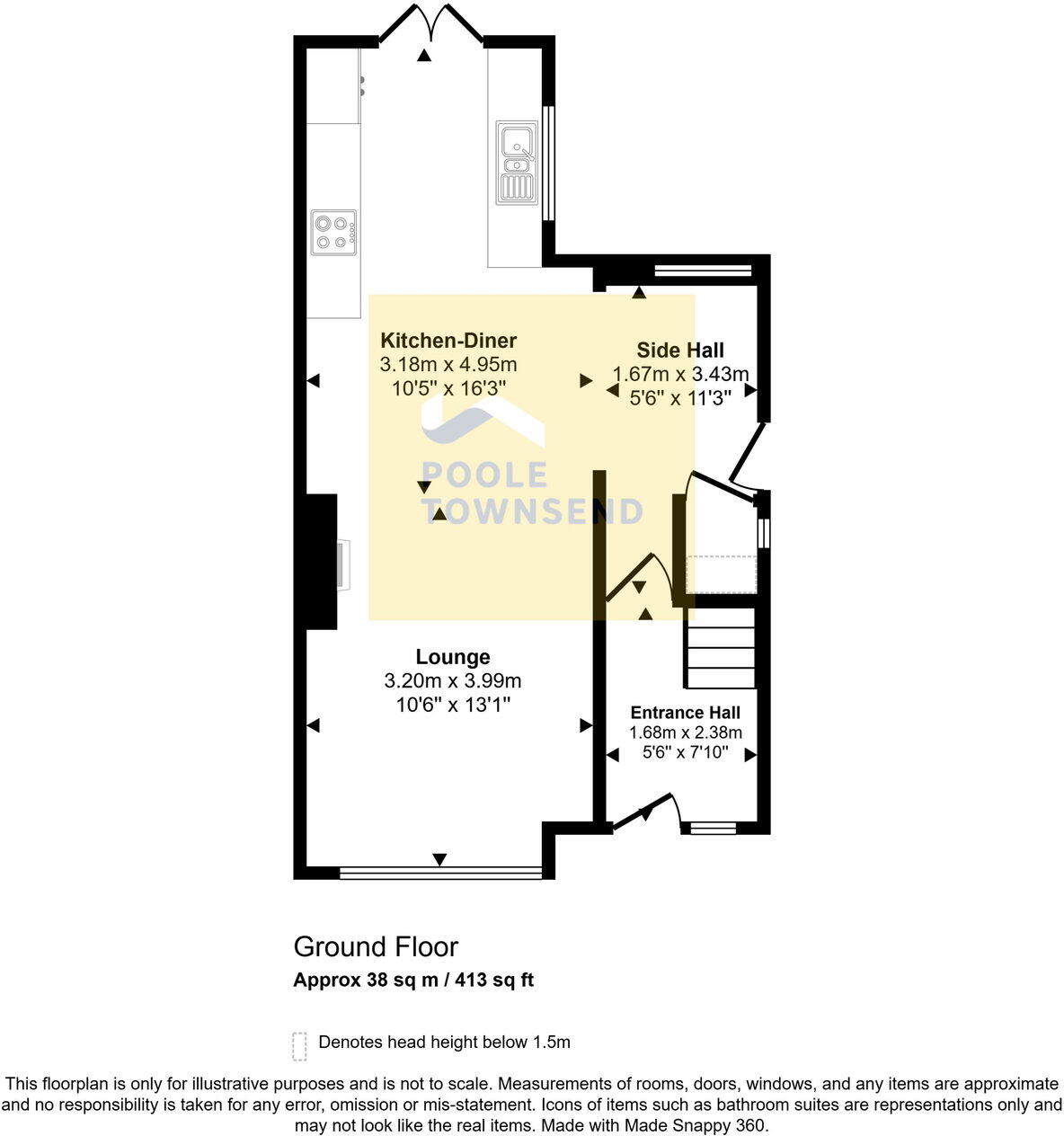 12 Orontes Avenue, Walney, Barrow-in-furness, LA14 3DL floorplan