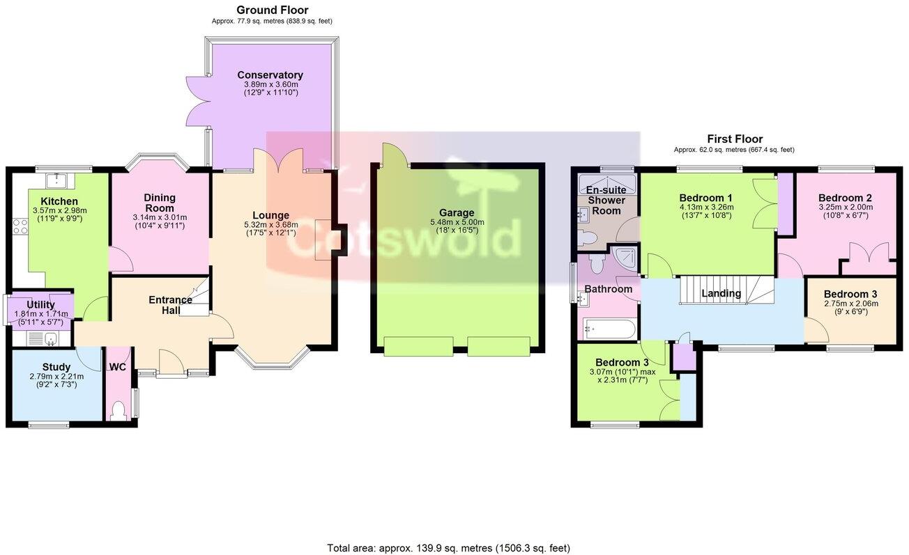 Streamside, Bishops Cleeve, Cheltenham, GL52 floorplan