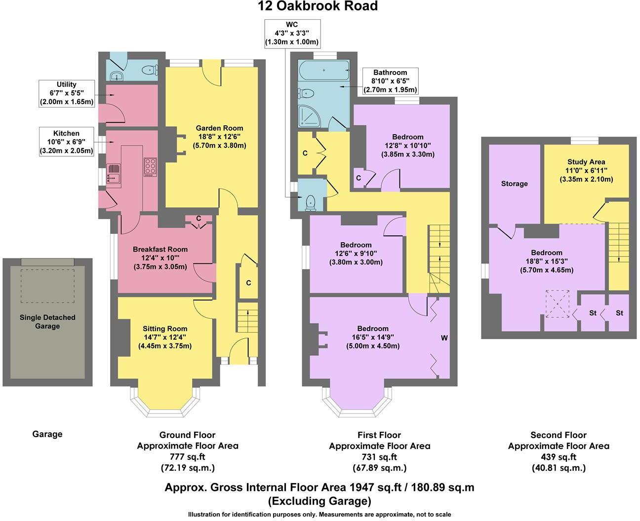 Oakbrook Road, Endcliffe Park, Sheffield floorplan