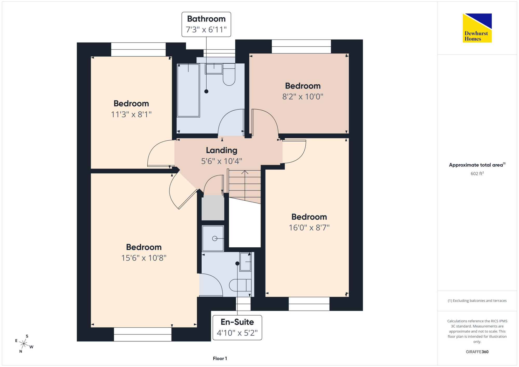 Saxon Place, Penwortham, Preston, PR1 floorplan
