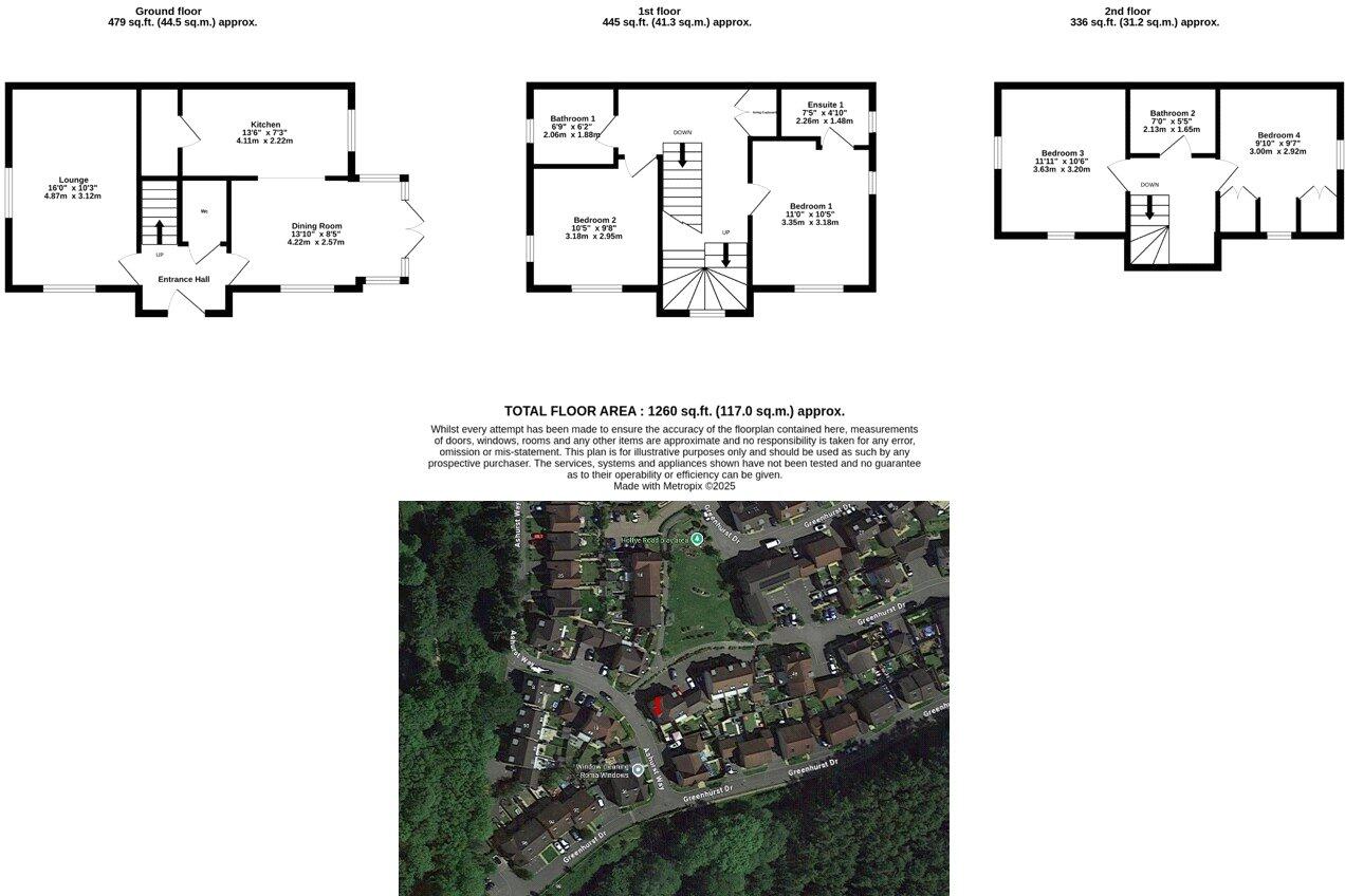 Ashurst Way, East Grinstead, West Sussex, RH19 floorplan