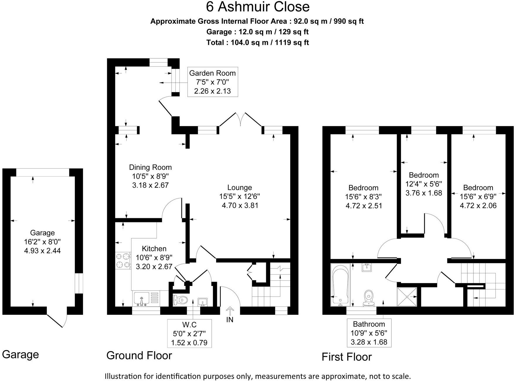 Ashmuir Close, Blacon, CH1 floorplan