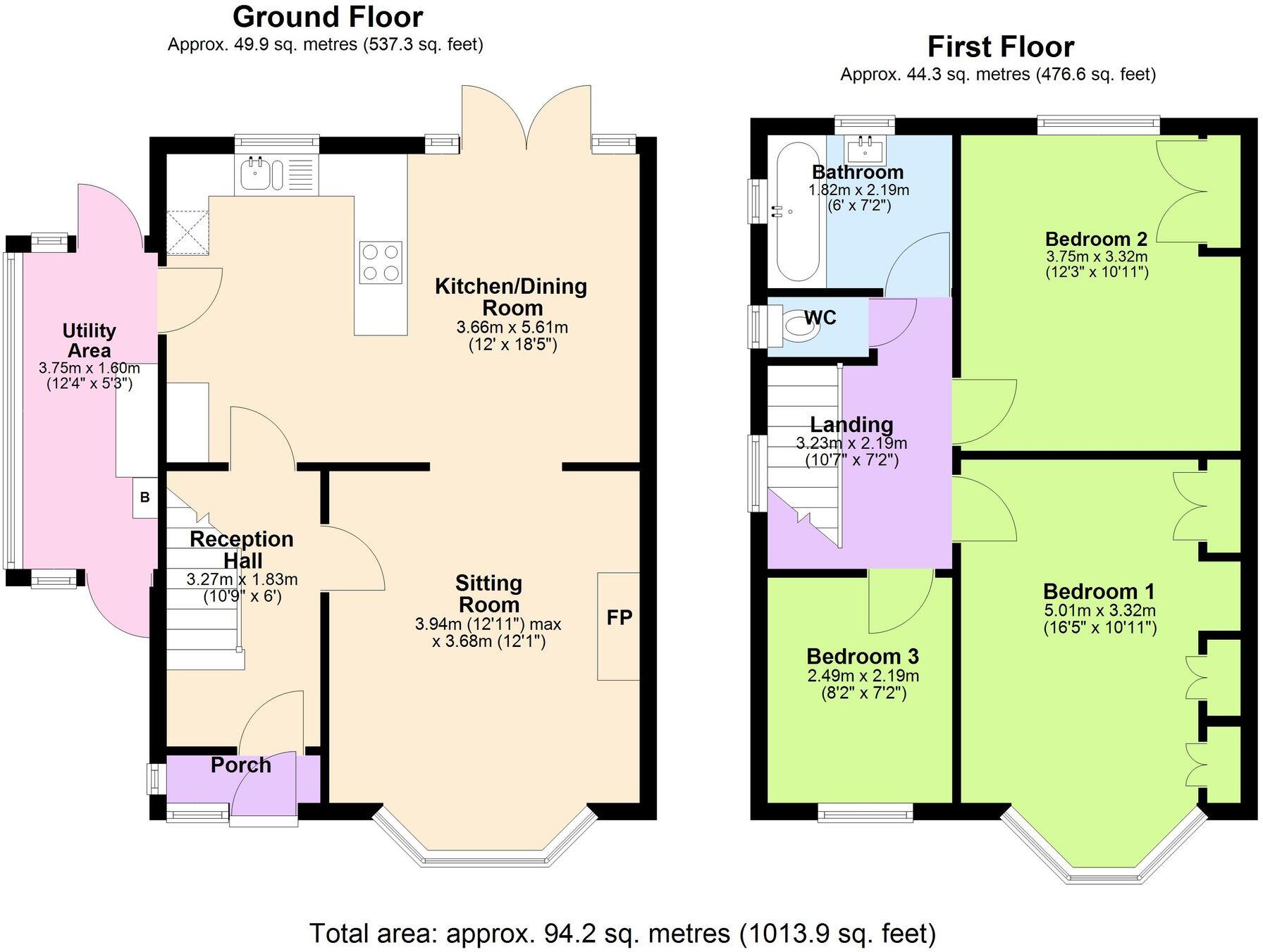 26, Trumlands Road, Torquay, TQ1 floorplan
