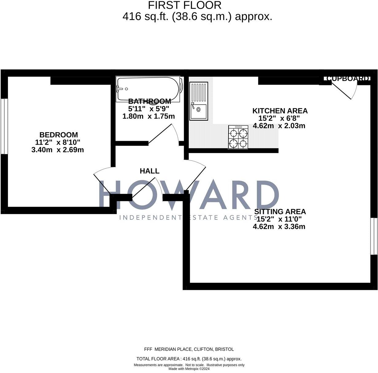 10 Meridian Place, Clifton, Bristol, BS8 floorplan