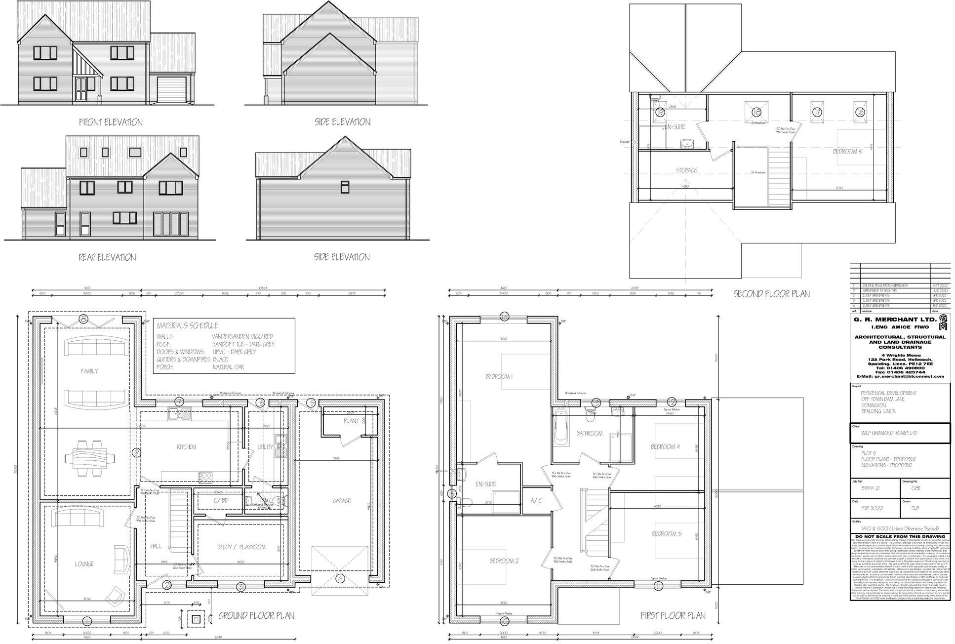 Plot 5 Bernhards Close, Spalding floorplan