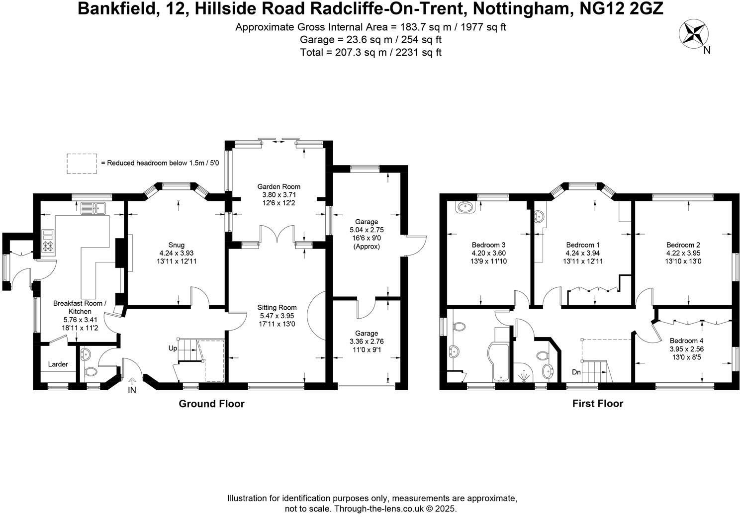 Hillside Road, Radcliffe-On-Trent, Nottingham floorplan