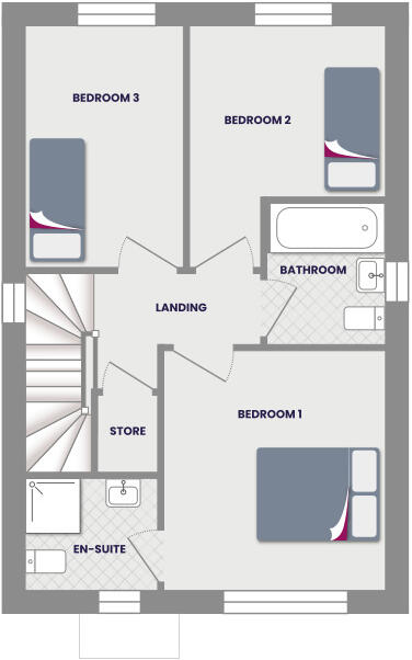 Lychgate Ln
Hinckley
LE10 2DR floorplan