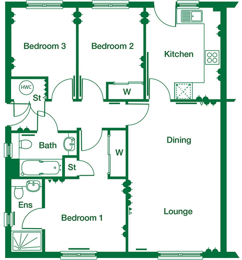 Perth Road,
Newtonmore,
PH20 1BB floorplan