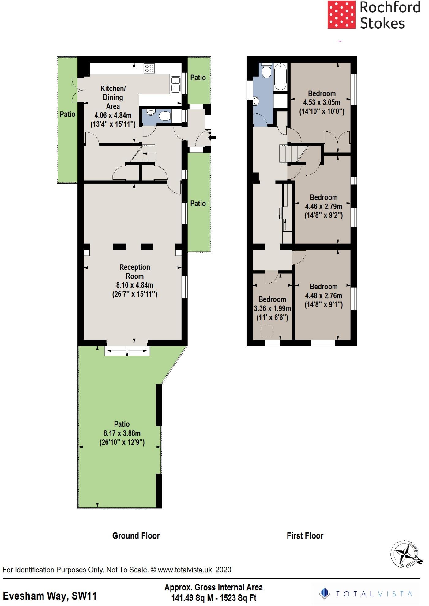 Evesham Way, London, Greater London, SW11 5QX floorplan