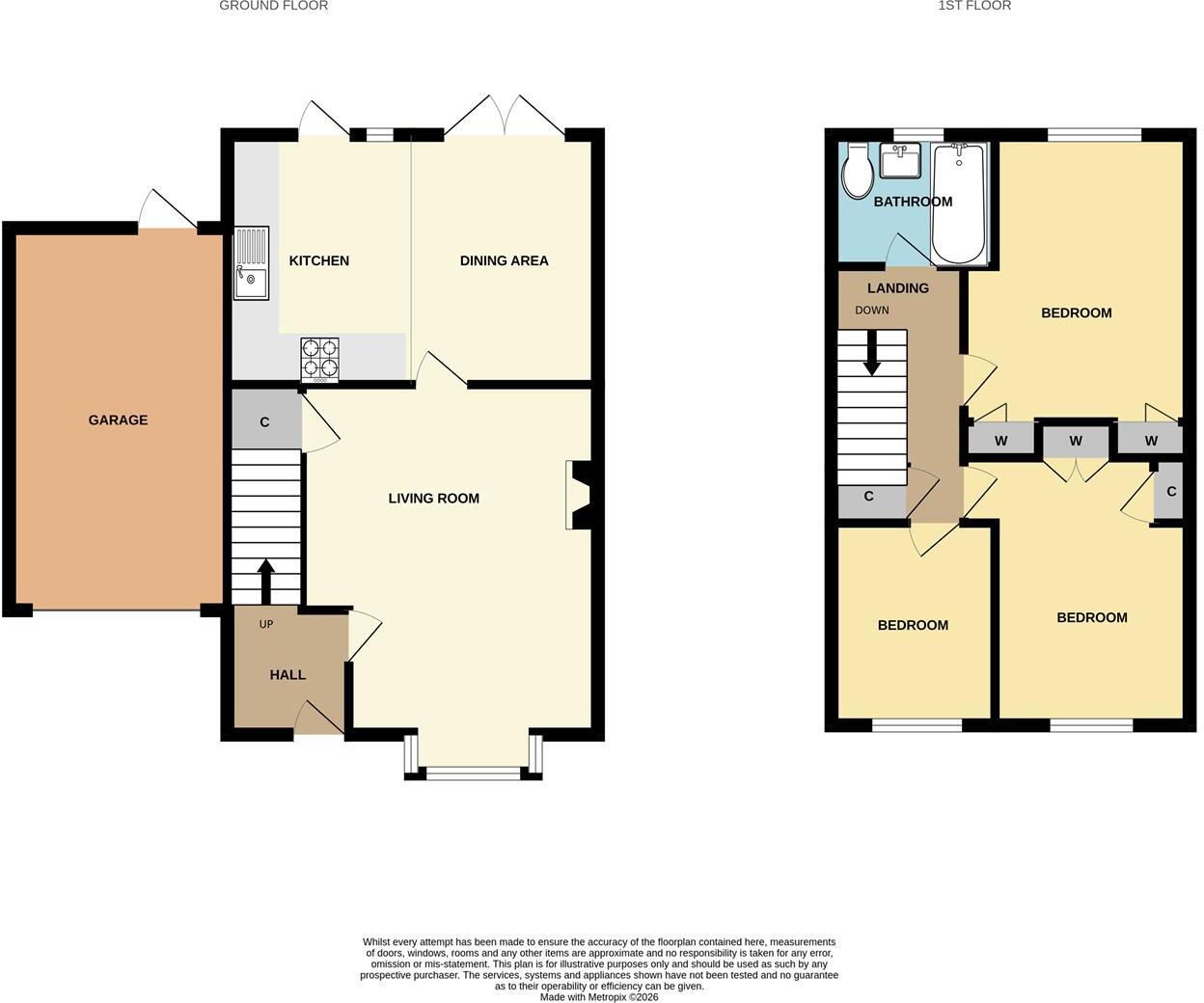 87, Pydar Close, Newquay floorplan
