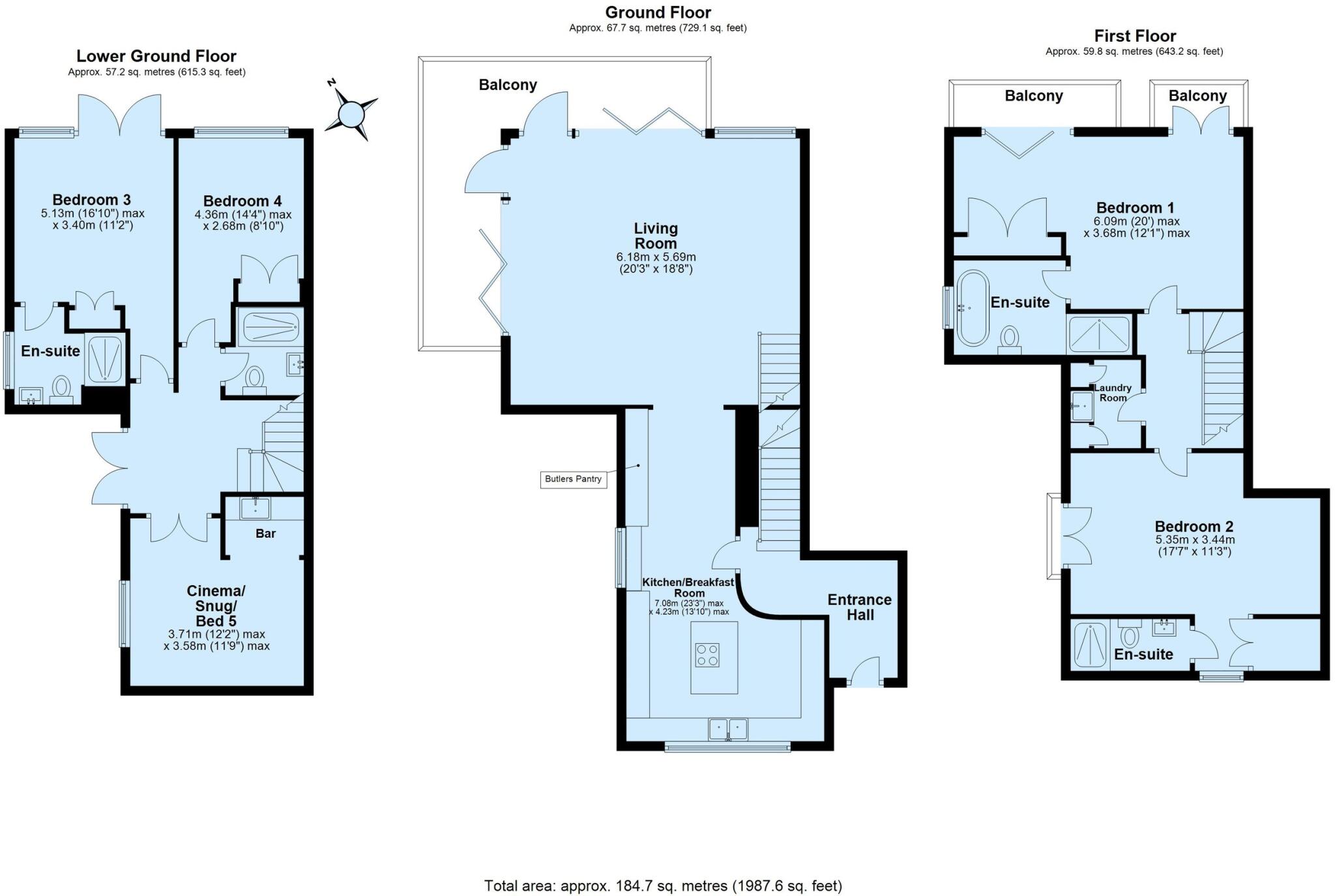 Bonaventure Road, Salcombe floorplan