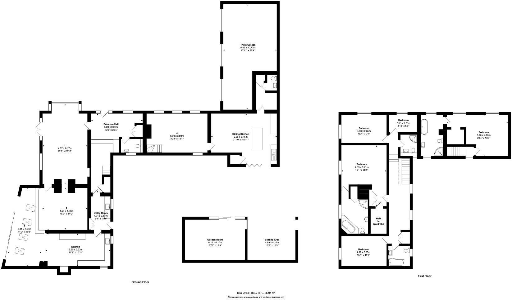 Middle Rose House, Potterton, Barwick In Elmet, Leeds floorplan