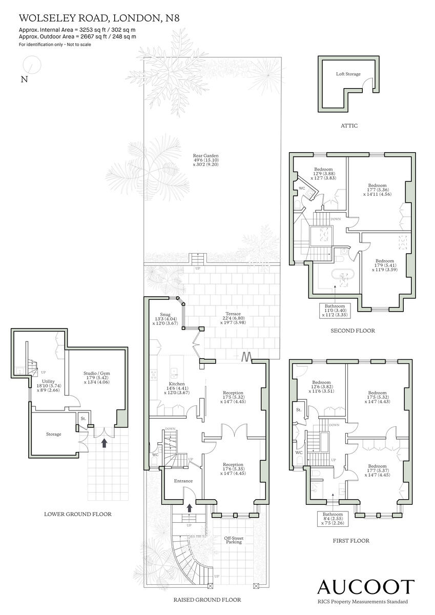 Wolseley Road, Crouch End, London, N8 floorplan