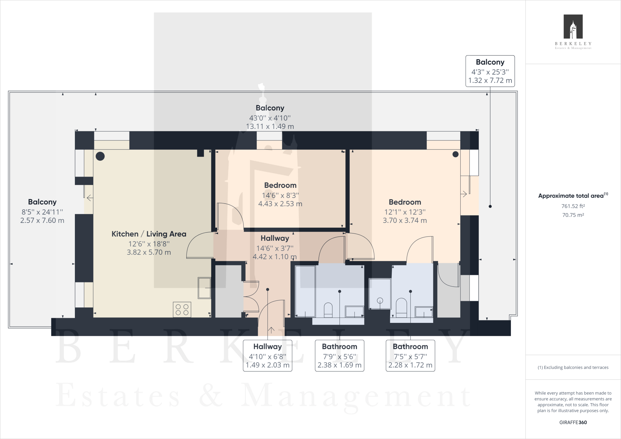 Horizon, Broad Weir, Bristol floorplan