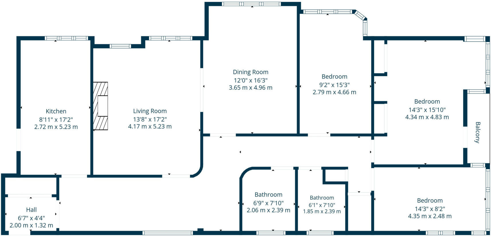 44 Kelvin Court, Claythorne, G12 0AE floorplan