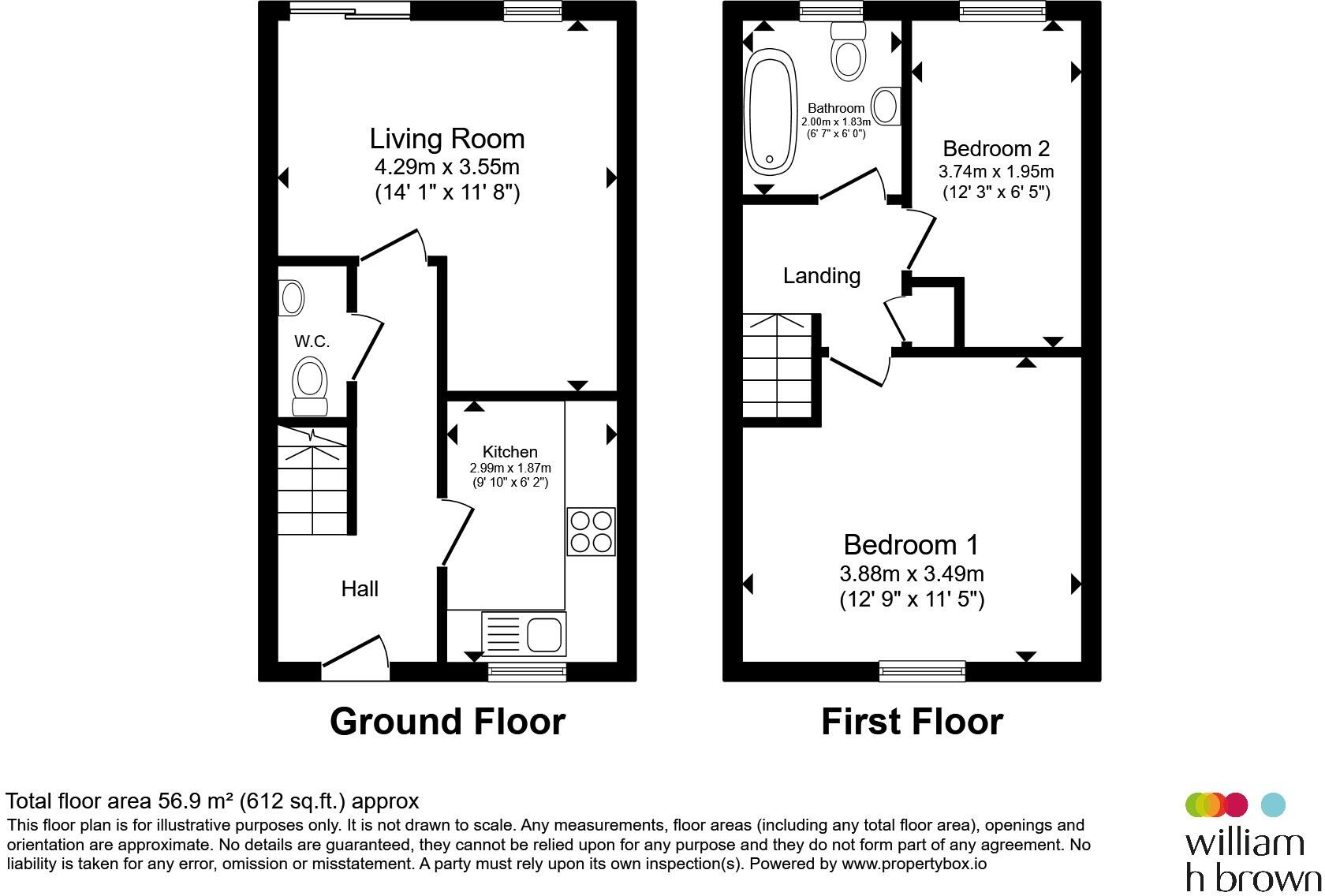Ridings Way, Buttershaw, Bradford floorplan