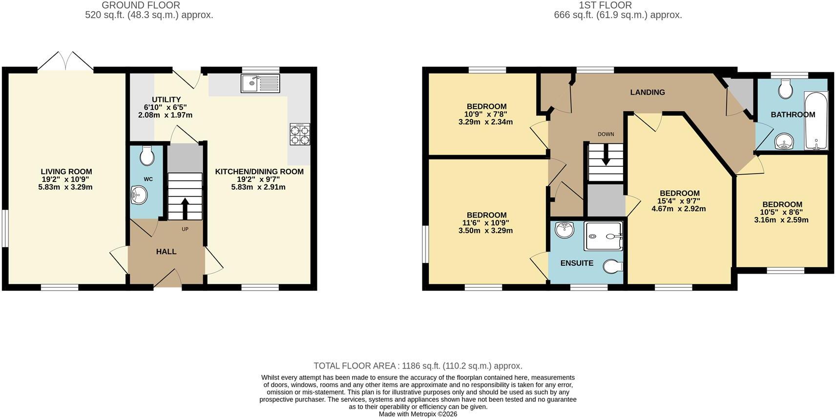 Stead Drive, Halesworth floorplan