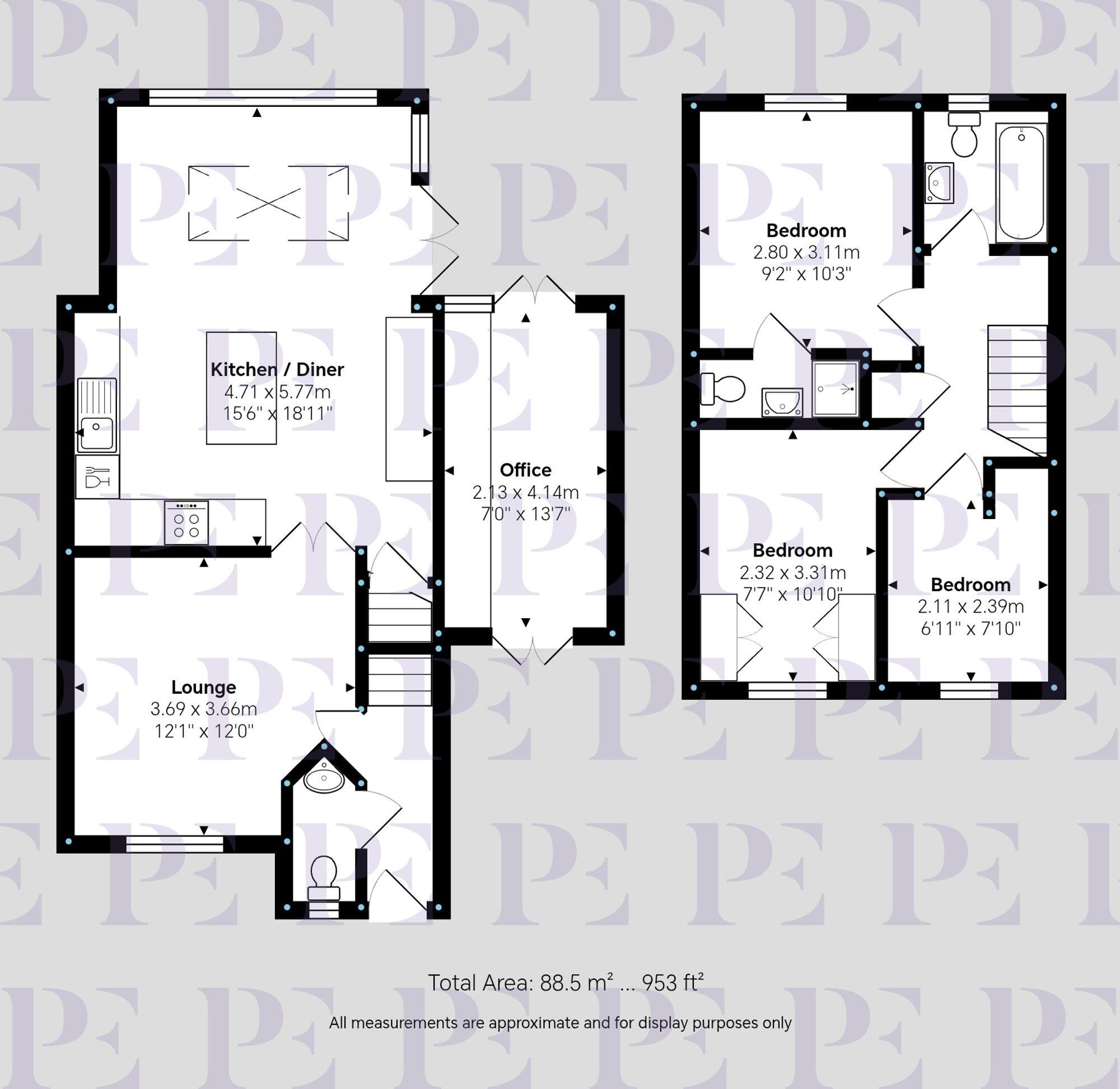 Cadeby Close, Hinckley, LE10 floorplan