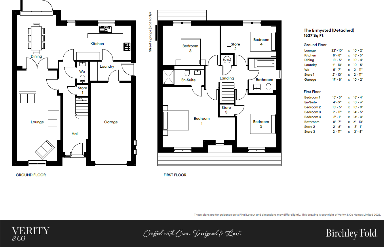 Plot 1, The Ermysted, Birchley Fold, Silsden floorplan