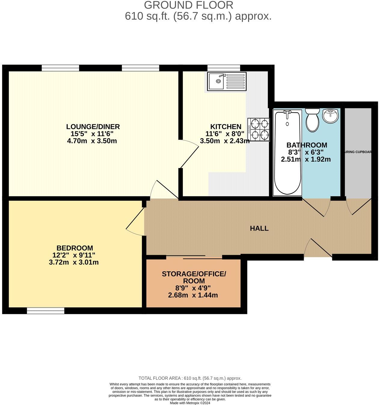 Elizabeth Way, Halstead, Essex floorplan